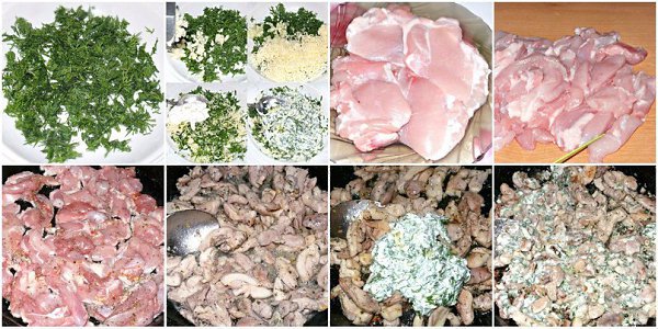 Куриное филе с чесноком и сыром.Вкуснятина!Готовится быстро,куриное мясо получается очень мягким и ... - 2