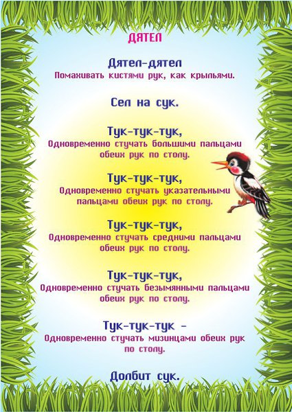 Пальчиковые игры на тему