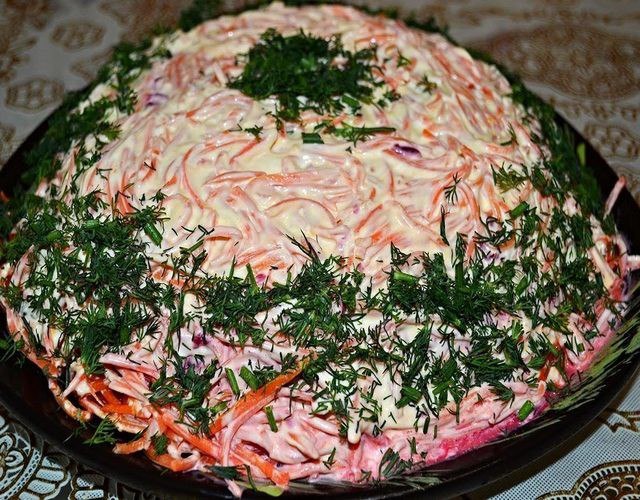 САЛАТ "КОРЕЛЬ" - ВКУСНОТИЩА НЕОБЫКНОВЕННАЯ!!! и еще подборка самых вкусных салатиков ...