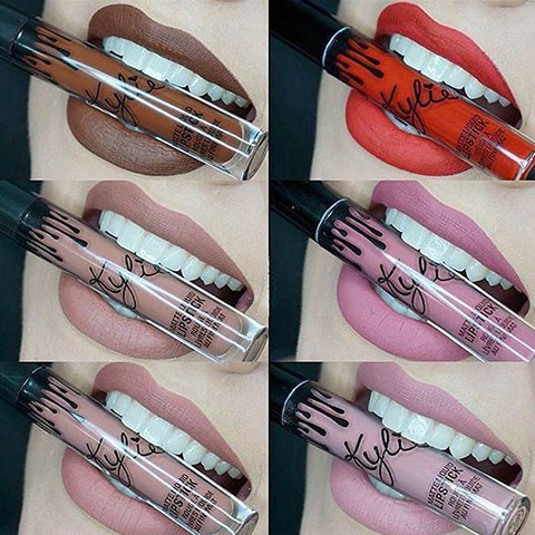 Новогодняя распродажа! НАБОР МАТОВЫХ ЖИДКИХ ПОМАД KYLIE BIRTHDAY EDITION - Оригинал! 6 оттенков в ... - 3