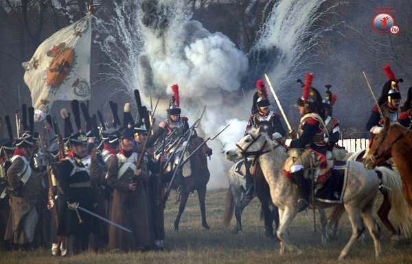 Реконструкция Малоярославецкого сражения . В войне 1812 года.