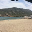 ���� � ��������� (Apollonas beach) �� ������� �Greece 2015�