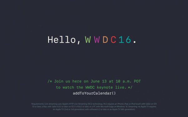 Apple будет вести прямую трансляцию презентации iOS 10 и OS X 10.12.Хорошие новости для всех ...