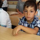 First day at school. A little nervous)))   Sevgi & Yilmaz