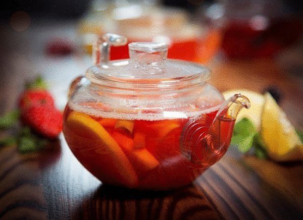 0 рецептов горячих напитков для осени.1.Клюквенный чай.Ингредиенты:60 г апельсина 50 г лимона 40 мл ... - 2