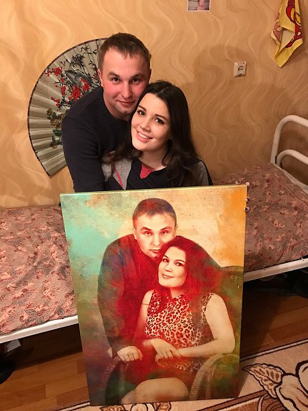 Что подарить, чтобы не прогадать? Стилизованные портреты на холсте - отличный выход из ситуации! Это ... - 2