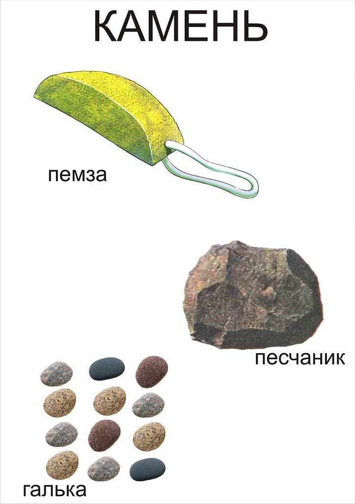 Картинки предметов из разных материалов для детей