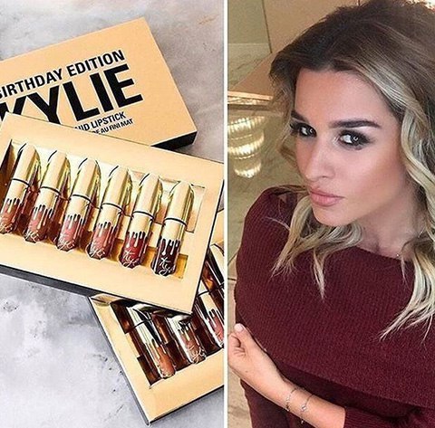 Новогодняя распродажа! НАБОР МАТОВЫХ ЖИДКИХ ПОМАД KYLIE BIRTHDAY EDITION - Оригинал! 6 оттенков в ... - 5