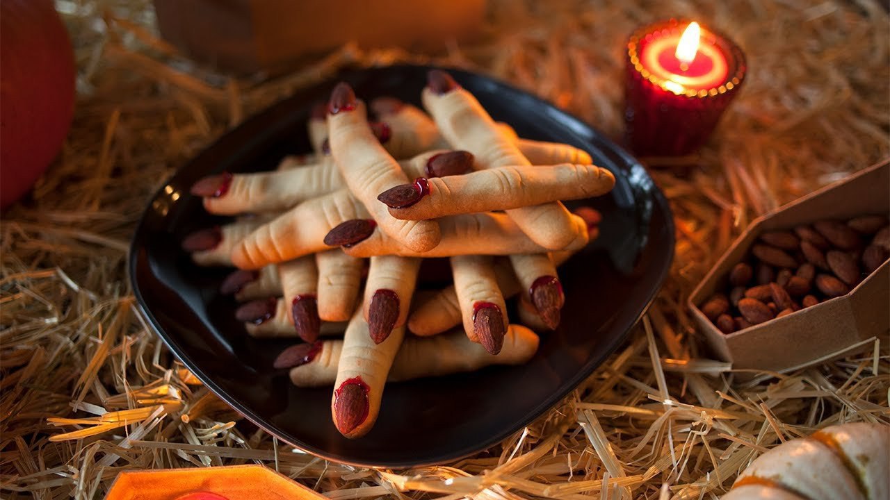 Печенье Ведьмины пальчики на Хэллоуин