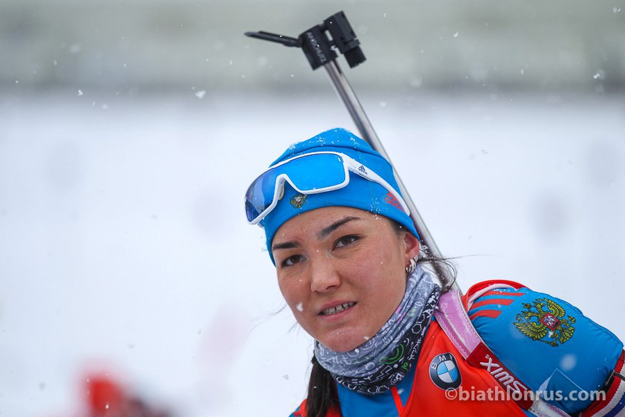 Екатерина Глазырина Российская биатлонистка