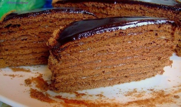 Шоколадный медовик