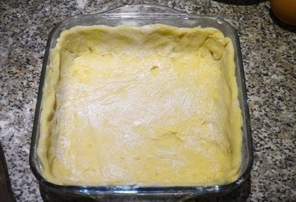 Открытый мясной пирог.Ингредиенты:Для теста:- 200 г картофеля (одна большая картофелина или две ... - 2