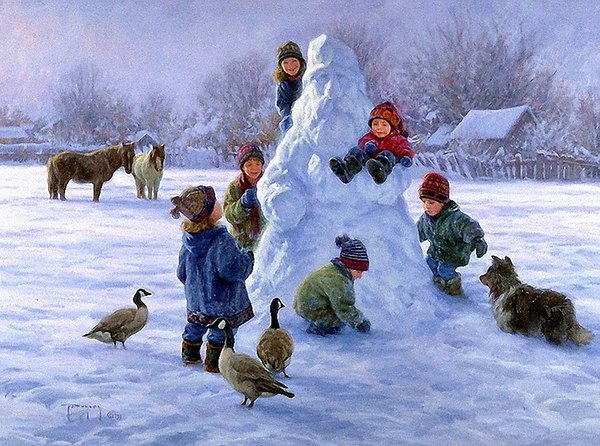 Американский художник Роберт Дункан родился в штате Юта и начал рисовать с 11-ти лет. Проводя лето ... - 5