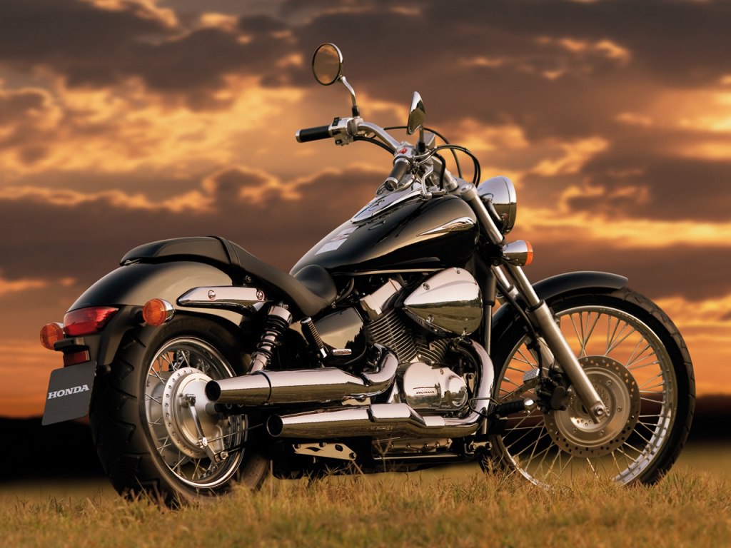 Honda Shadow Spirit VT750DC.