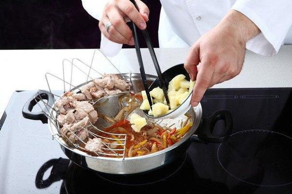 Кисло-сладкая телятина с ананасами.Ингредиенты:Телятина (вырезка) — 600 гВешенки — 300 гЛук — 1 ... - 6