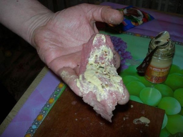 Мясо - вкусно и просто.Ингредиенты:- Мясо (свинина)- Майонез- Соль, перец, специи- ... - 2