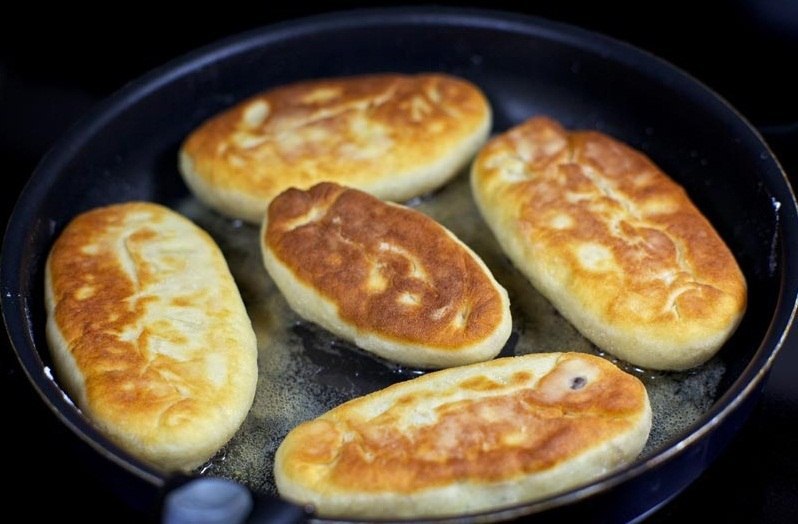 Жареные пирожки фото рецепт пошагово