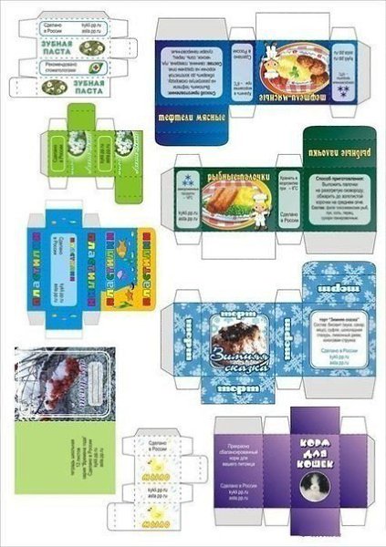 Играем с детьми в магазин Распечатываем, вырезаем и склеиваем! - 5