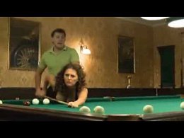 Наглядный урок игры в бильярд и неопытный заправщик(приколы).