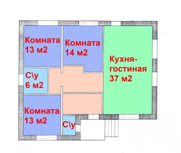 Общая площадь – 103 кв.м, гараж 27 кв.м. #идеи_для_дачи - 4