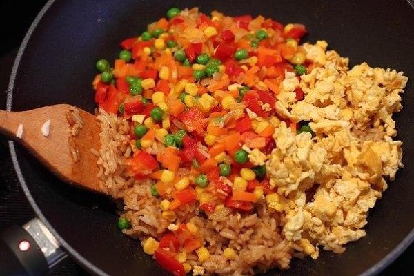 Глазированные куриные голени и жареный рис с яйцом по-кантонски. Как жаль, что я не могу вас ... - 7