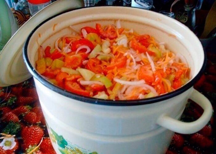 #закрутки #заготовки #консервация.Салат на зиму
