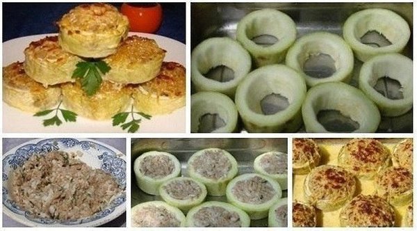 ФАРШИРОВАННЫЕ КАБАЧКИ.**100гр - 147 ккал**Забирай себеИнгредиенты:кабачки или цукини – 1 кгмясной ...