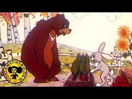 Мультик про медведя по кличке дядя Миша. Увидел медведь что все звери запас на зиму делают и решил что и ему надо. Сначала он с зайцем морковь рвал, потом с ежом грибы собирал, дальше с белкой орехи р...