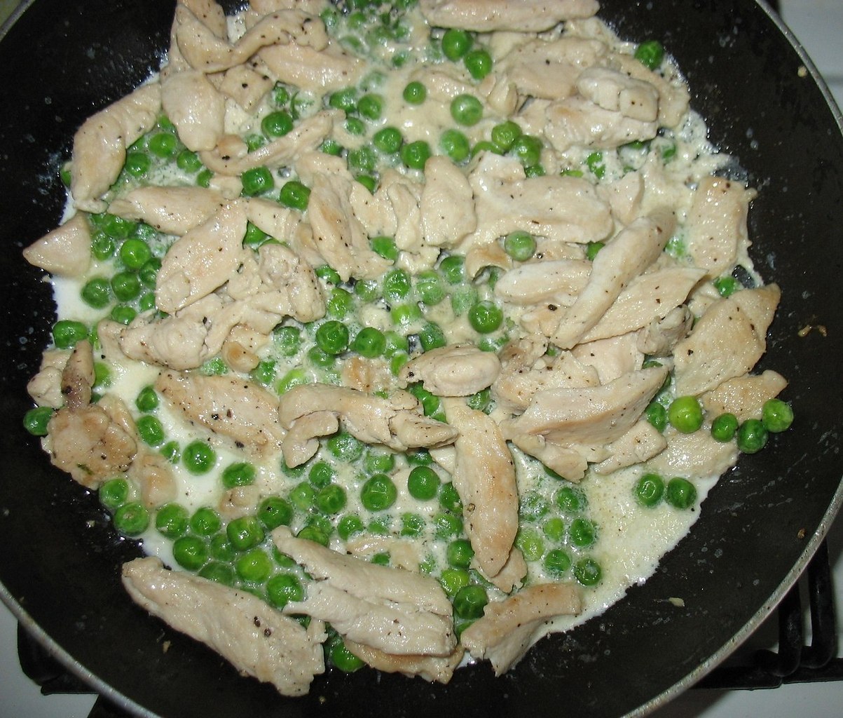 Паста с куриным филе и зеленым горошком: балуйте себя вкусными блюдами! .на 100грамм - 136.87 ...