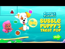 Bubble Guppies - Bubble Puppy&#39;s Treat Pop. Kids games for girls.