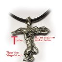 The example in this pictures is for Me, my name is Tigran, so I took 1st letter &quot; T&quot;, tiger for the year 1962 and holding a woman for the month (August 27) Virgo.   Tirani New Zodiak Letters Pendants collection