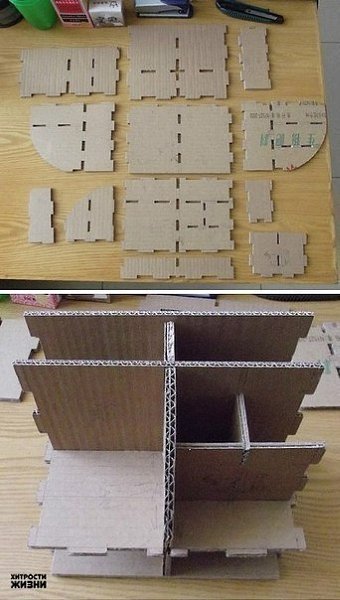 Как из картона сделать шкатулку для хранения мелочей - 2