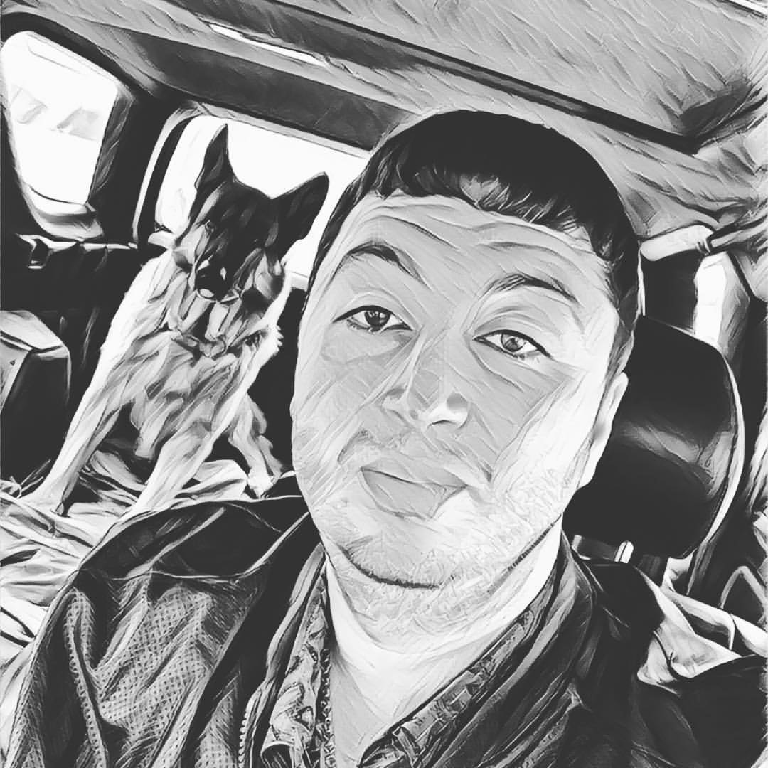 #goodmorningworld #german #shepard #dog #friend #car # # # # # # ...