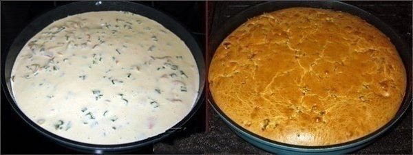 Рыбный заливной пирог с картошкой. Ингредиенты: -Яйца – 3 шт -Мука – 1 ст -Сметана – 0,5 ст -Майонез ... - 3