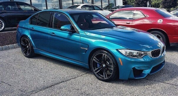 BMW M3 F80     Atlantis Blue Individual - 2