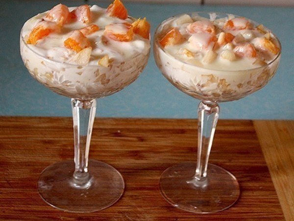 КОЛЛЕКЦИЯ ВКУСНЕЙШИХ ДЕСЕРТОВ.ФРУКТОВЫЙ ДЕСЕРТИнгредиенты:Груша — 1 штмандарин — 1 штяблоко — 1 ... - 5