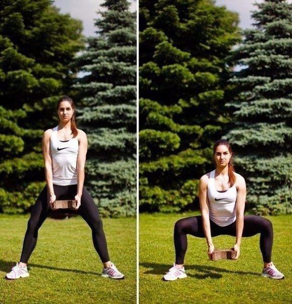 Попа-орех и шикарные ножки.20 повторений каждого упражнения, 3-4 подхода - 8