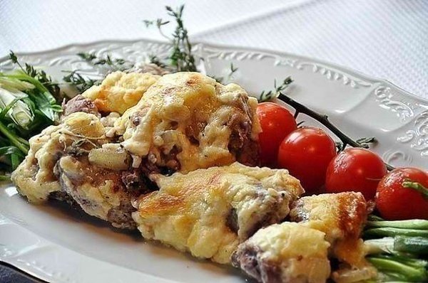 Мясо по-французски.Приготовить мясо так чтобы оно получилось ароматным, нежным и тающим во рту ...