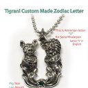  Tigran, Los Angeles, 62  -  5  2017   Tirani New Zodiak Letters Pendants collection