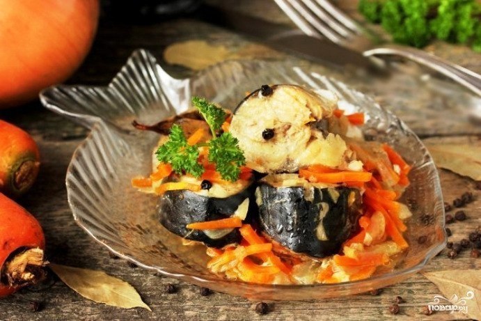 Тушеная скумбрия с луком и морковью - рыбный ужин! .на 100грамм - 144.5 ккалБ/Ж/У - ...