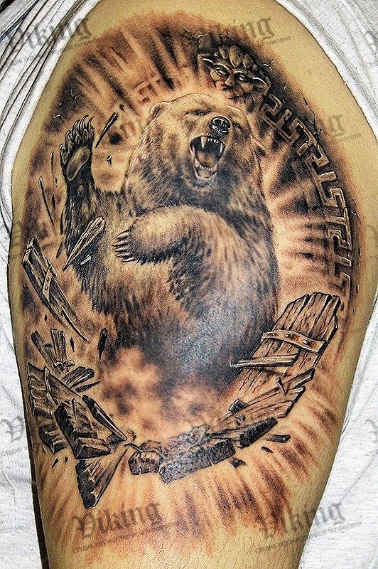Значение татуировки с изображением медведя