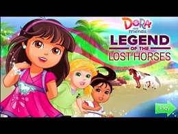 Dora and Friends - Legend of the Lost Horses. Kids games for girls.