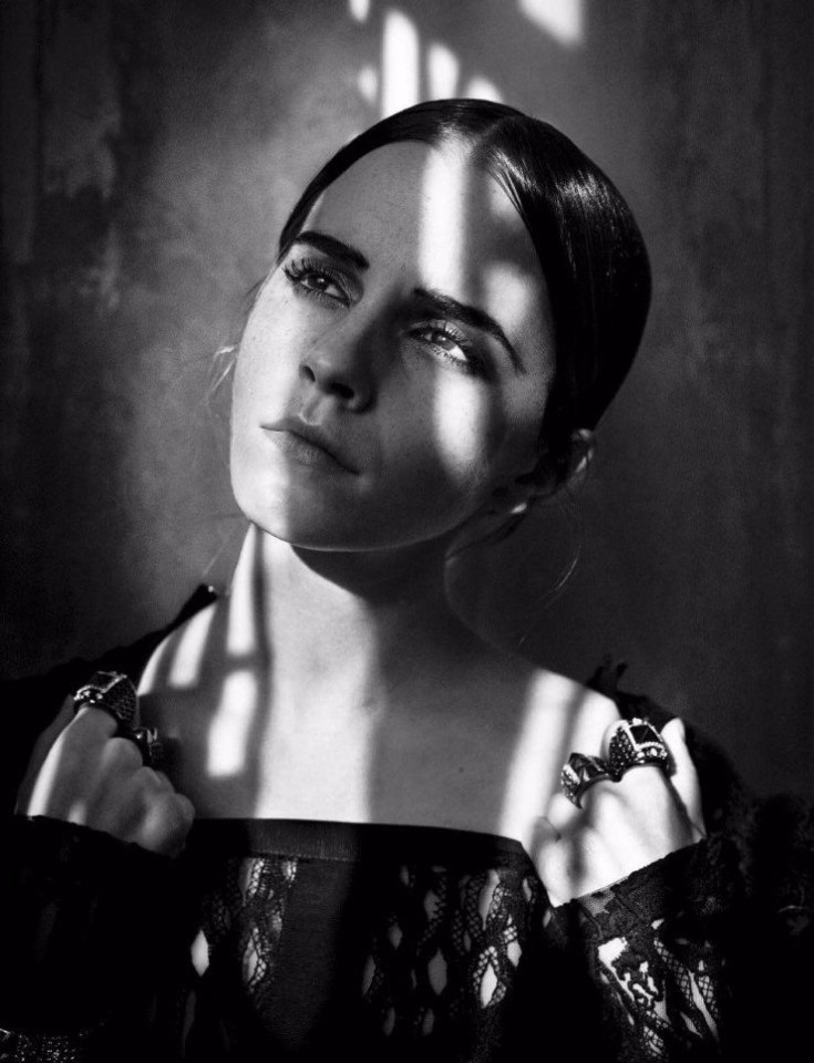 Emma Watson for Vogue Italia by Vincent Peters.#@woman.blog - 2