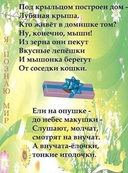 Стихи для заучивания, для детей с 2 лет и старше. .Полезный тренажер. - 3