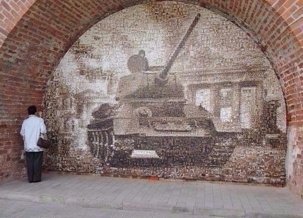 Изображение сделанное из 15 тысяч фотографий времен Великой Отечественной войны