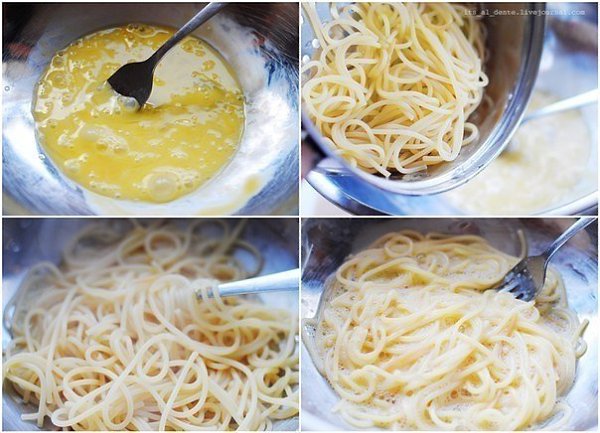 Знаменитая паста родом из Рима - Spaghetti alla Carbonara. Простая, как дважды два, но до чего ... - 3