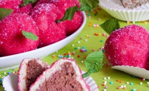 Вафельные клубнички.Рецепт этого оригинального десерта достался мне по наследству — моя мамочка ... - 7