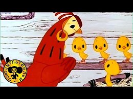 Мультфильм для малышей о приключениях цыпленка Желтика. Было у курицы пятеро цыплят. Один из них потерялся и пошел маму искать. Зашел в лес и увидел змею, но он подумал что это большой червяк и клюнул...