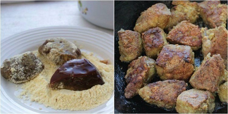 Самый вкусный рецепт печени! Печень получается мягкой, сочной, нежной! ИНГРЕДИЕНТЫ 600 г говяжьей ... - 4