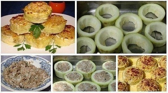 Фаршированные кабачки.Наконец-то начался сезон кабачков. В нашей семье очень любят фаршированные ...